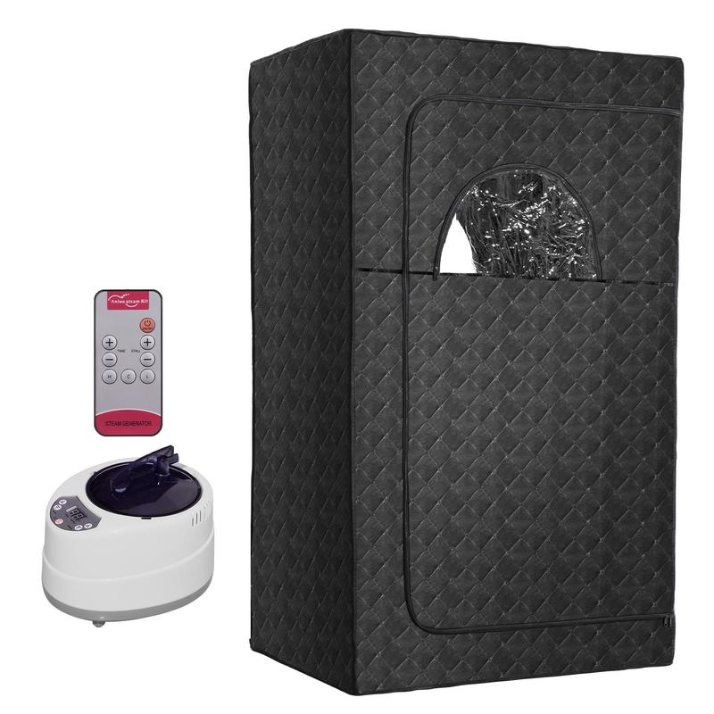 Richzz Portable Sauna Spa - Foldable Personal Sauna Box 2.6L - At Home Sauna Remote Control Sauna Tent for Home Indoor Women Men