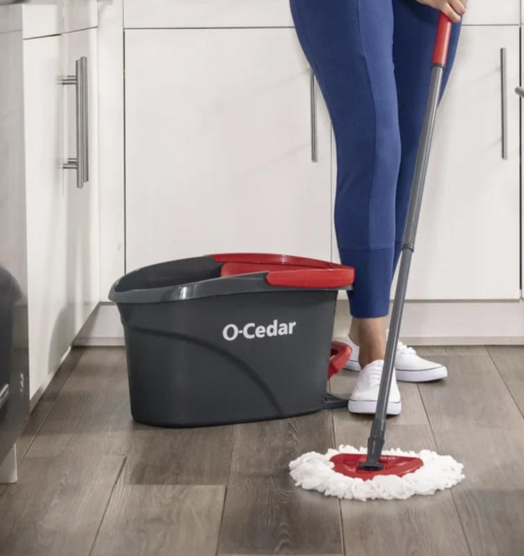 O-Cedar EasyWring Spin Mop & Bucket System with 3 Refills