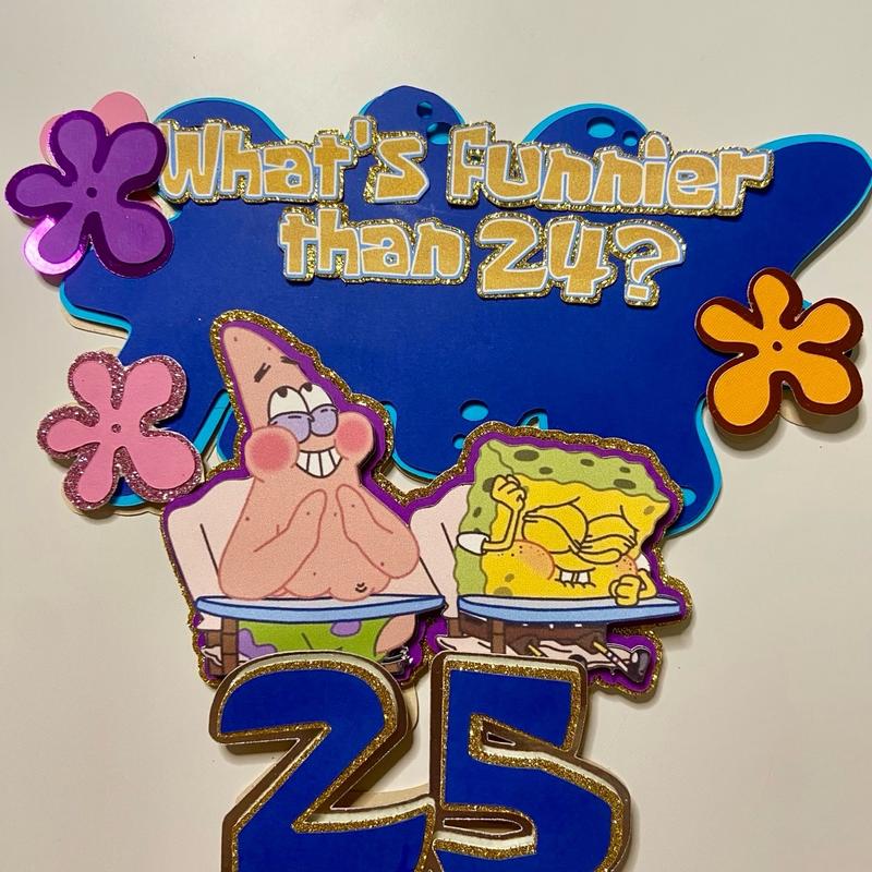 What funnier that 24 cake topper