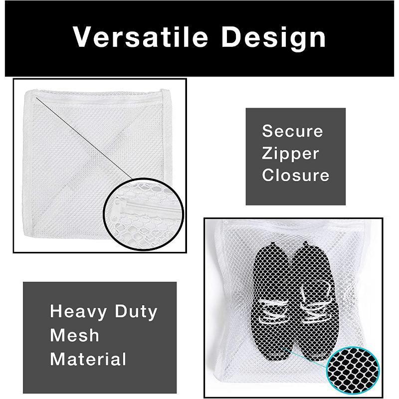 Laundry Mesh Shoe Bag, Sneaker Wash & DryNet Bag for Dryer, Shoe Storage Bag for WashingMachine