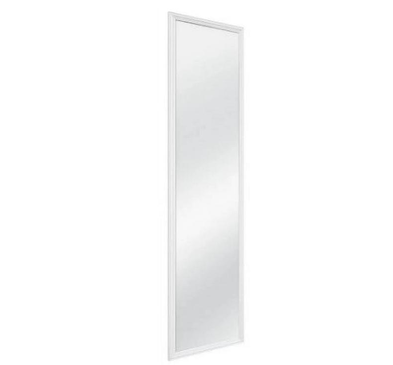 13x49 Full-Length Rectangular White Mirror