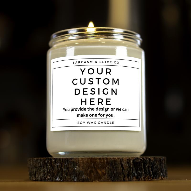 Custom Candle Gift Personalized Candle Customized Gift Personalized Your Design Decorative Personal Gift Custom Photo