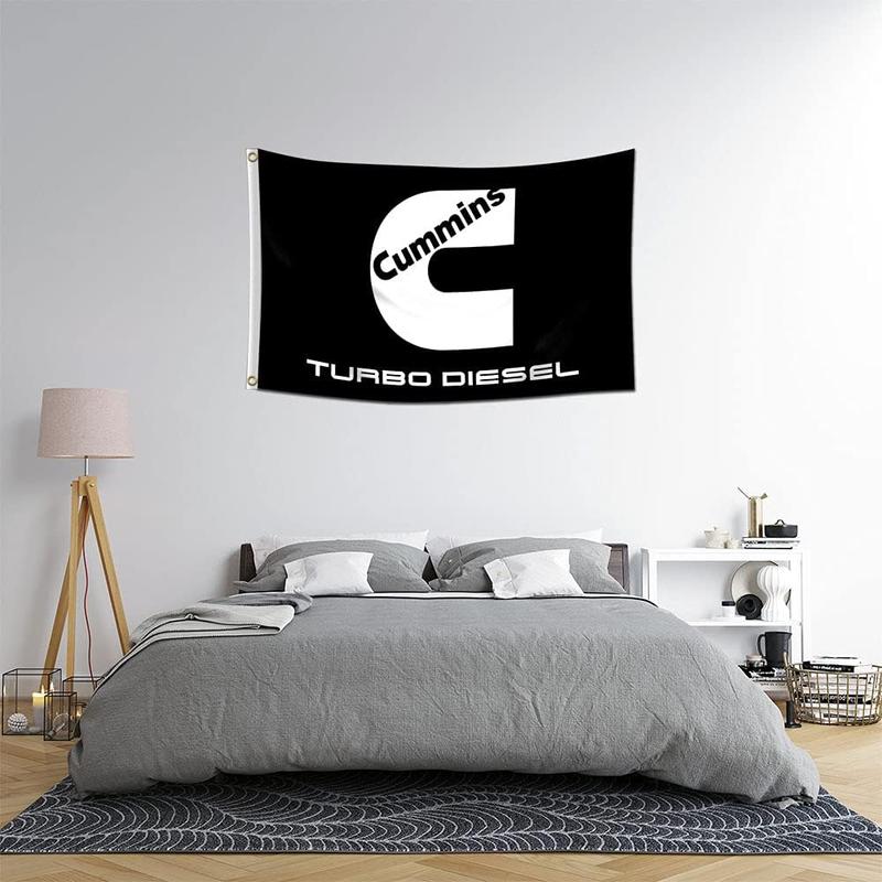 Flag For Cummins Banner Flag Tapestry 40x60 IN For Outdoor Room Man Cave, Room Flags Accessories For Gaming Walls