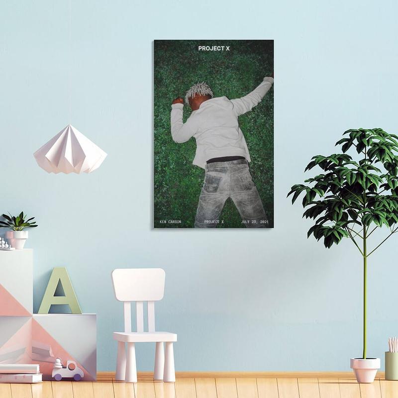 Ken Poster Carson Project X Music Album Cover Canvas Art Painting Decorative Wall Poster Bedroom Gym Decorative Gift