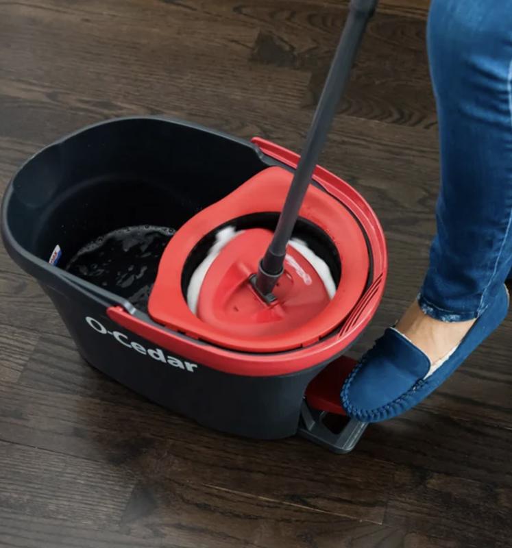 O-Cedar EasyWring Spin Mop & Bucket System with 3 Refills