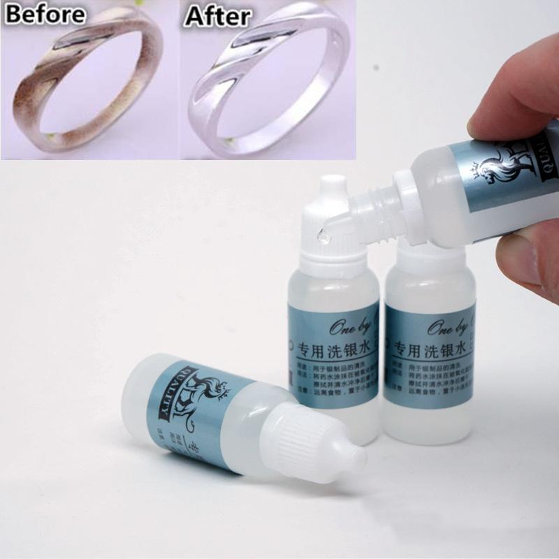 15ML Bottle Anti-Tarnish Silver Gold Cleaner Jewelry Polishing Liquid Cleaning Tools