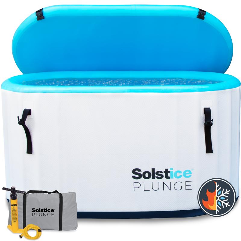 Solstice Cold Plunge Inflatable Tub - Eliminate body soreness with cold water therapy. Get your plunge today