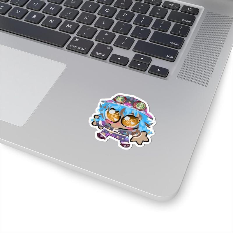 Jinx Isha Arcane Meme Sticker - Vinyl Decal, Cute Water Bottle Laptop Phone Case Decoration, League of Legends, Arcane Laptop Stickers, Vi and Jinx Stickers, Arcane League of Legends Stickers, Arcane Caitlyn Car Decal