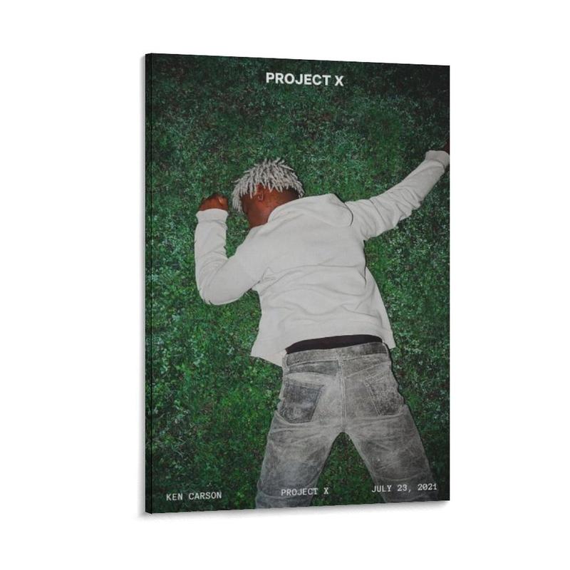 Ken Poster Carson Project X Music Album Cover Canvas Art Painting Decorative Wall Poster Bedroom Gym Decorative Gift