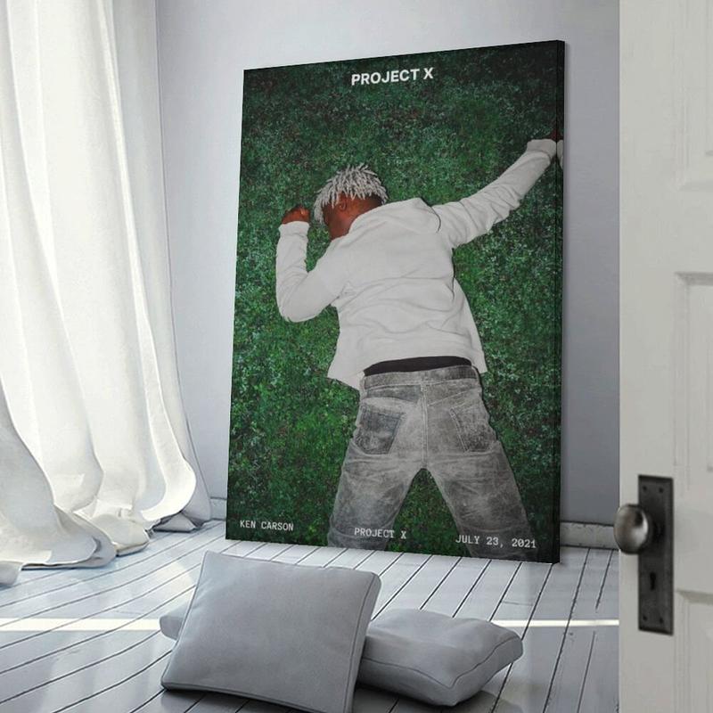 Ken Poster Carson Project X Music Album Cover Canvas Art Painting Decorative Wall Poster Bedroom Gym Decorative Gift