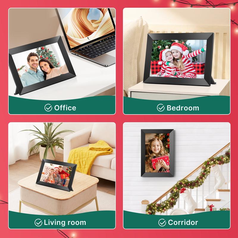 Frameo WiFi Digital Picture Frame, TEMASH 10.1