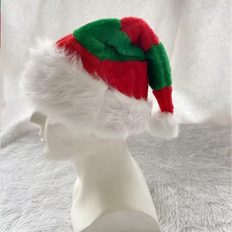 chirstmas hat Plush stripe hat