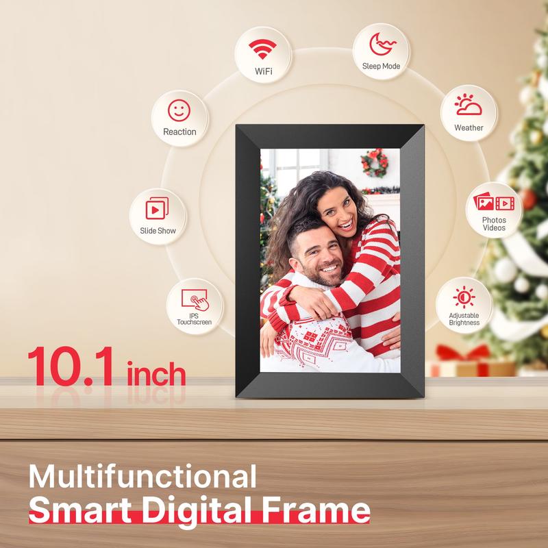 Frameo WiFi Digital Picture Frame, TEMASH 10.1