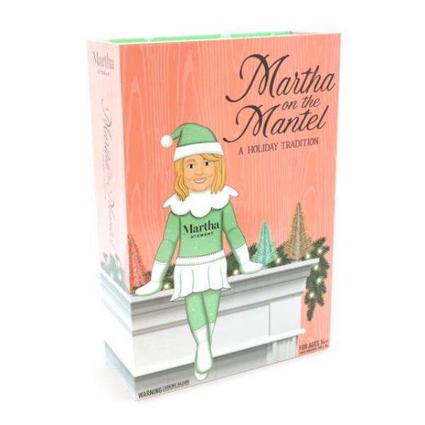 Martha Stewart Martha on The Mantel Christmas Green Plush Figurine Gift Multicolor Ornaments Decoration