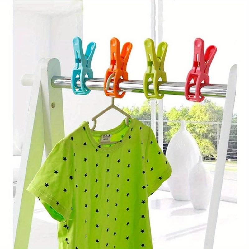 Beach Towel Clip, 5 Counts set Quilt Drying Clip, Large Strong Grip Holder Clamp for Keep Your Towel, Clothes for Clothesline and Hanging Rack