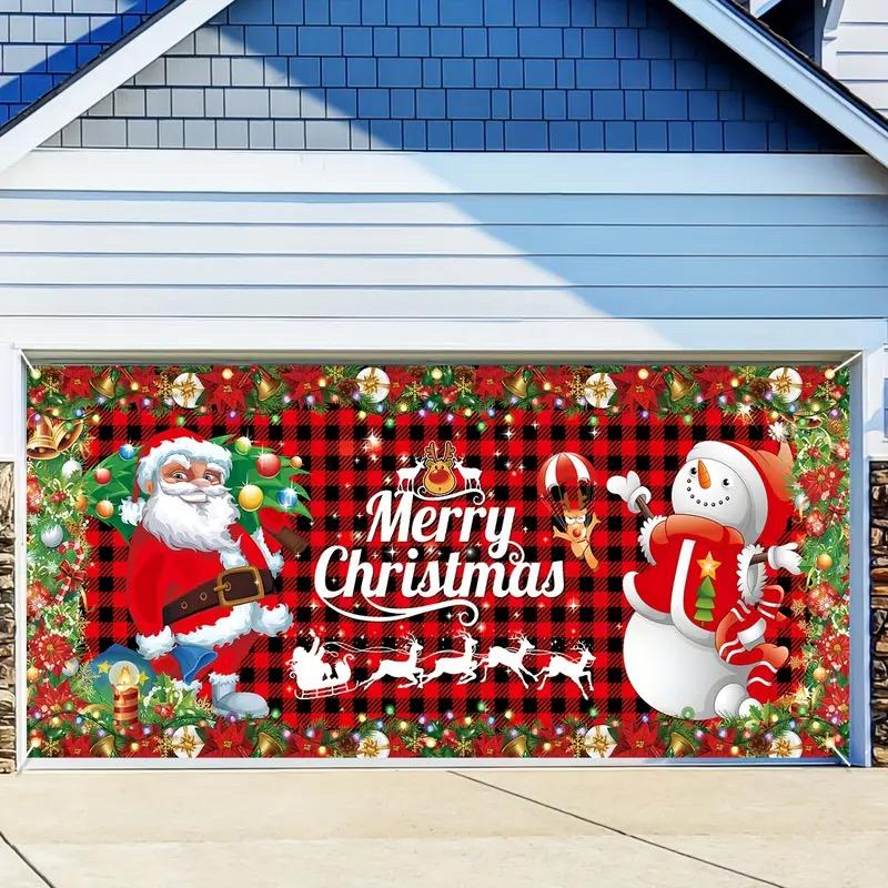 Christmas Garage door banner Decoration Magical Ornaments