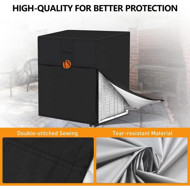 Air Conditioner Cover for Outside Units - 34x34x38 inches, Central AC Winter Covers for Outside,  Anti-Hail Windproof Design