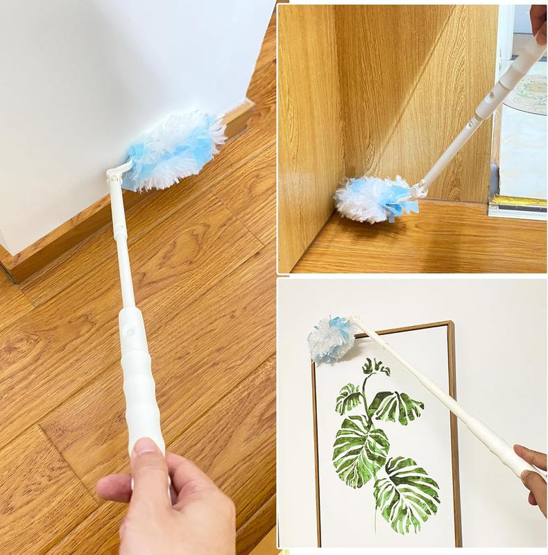 Replacement Handles Compatible with Swiffer Duster Refill, Extended Handle, Adjustable Length Handles only (1pcs)