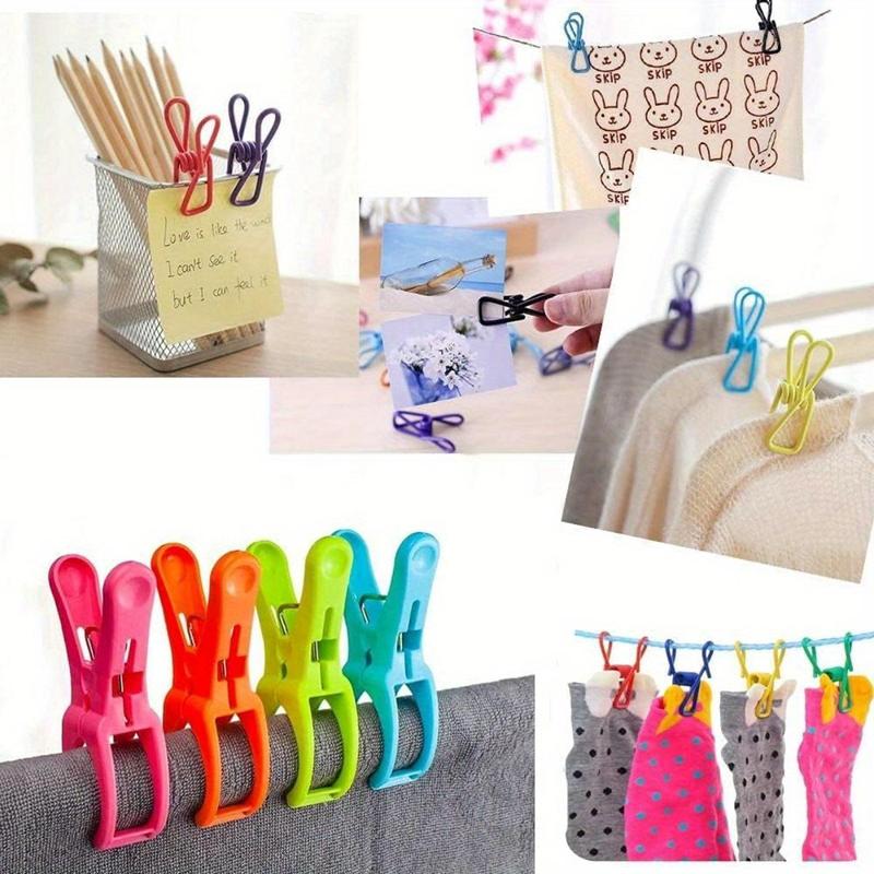 Beach Towel Clip, 5 Counts set Quilt Drying Clip, Large Strong Grip Holder Clamp for Keep Your Towel, Clothes for Clothesline and Hanging Rack