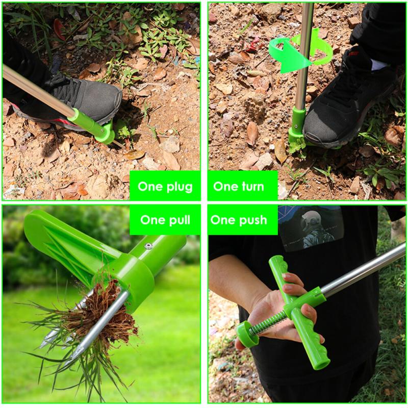 Weeder Stand Up Weed Puller Tool Claw Garden Root Remover Outdoor TOP