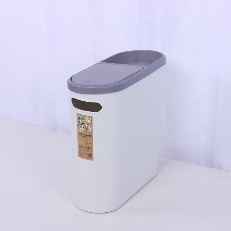 Trash Can Domestic Toilet Good-looking Bedroom Press Type Bounce Cover Storage Bucket Kitchen Bathroom Gap Wastebasket