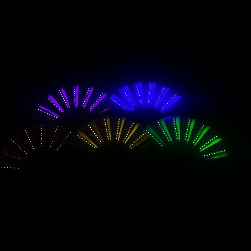 LED Rave Fan( accessories colorful light)