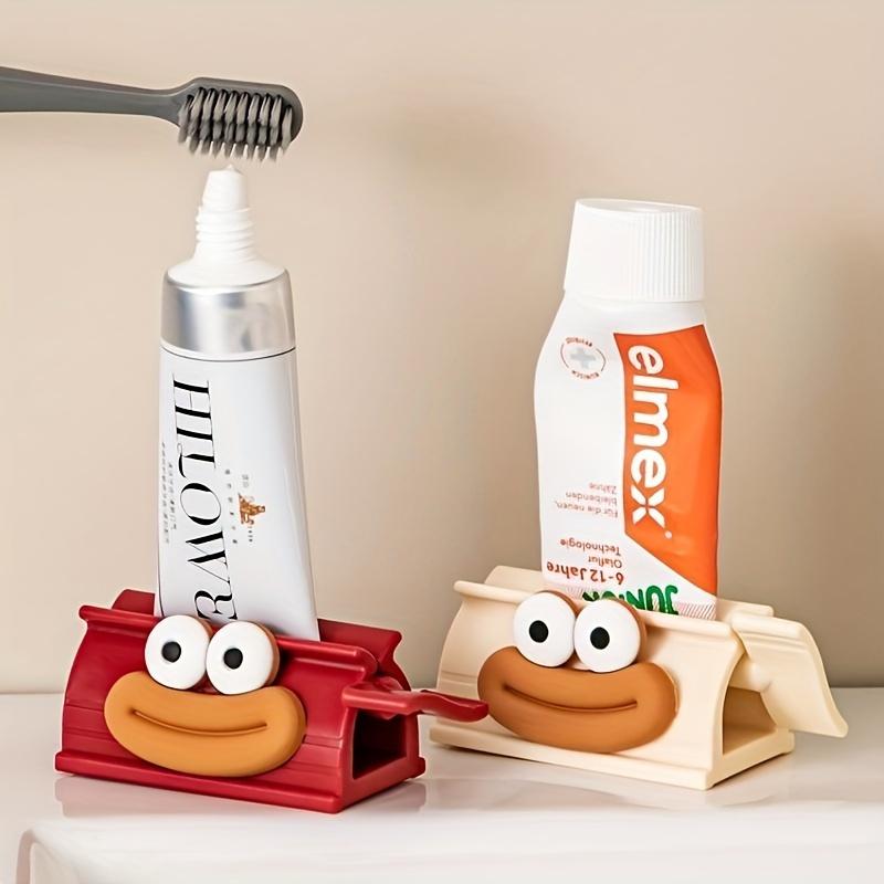 Easy-Squeeze Toothpaste Dispenser with Cute Big Mouth Design - Manual, Easy-to-Use Bathroom Accessory, Perfect Christmas Gift