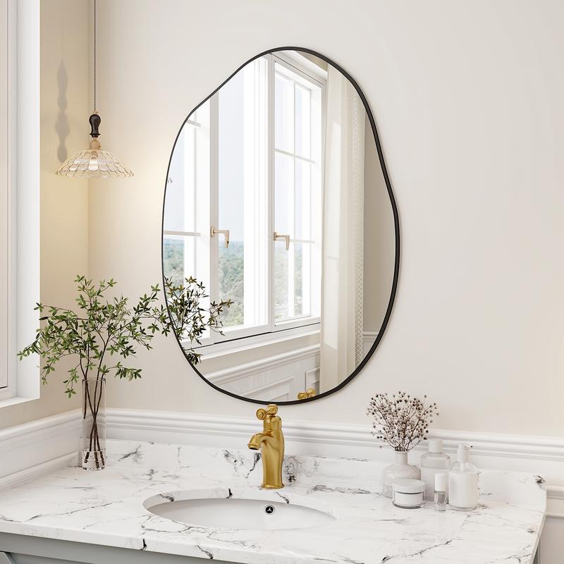 Easly Irregular Modern Frameless Wall Mirror Decorative Mirror Durable