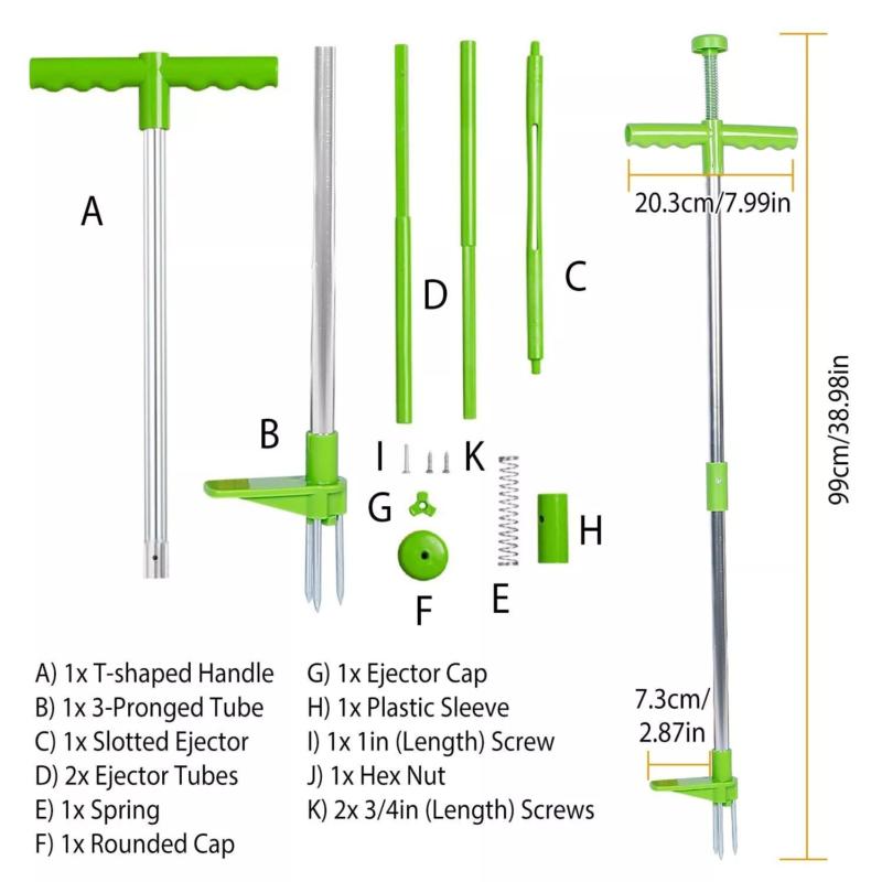 Weeder Stand Up Weed Puller Tool Claw Garden Root Remover Outdoor TOP