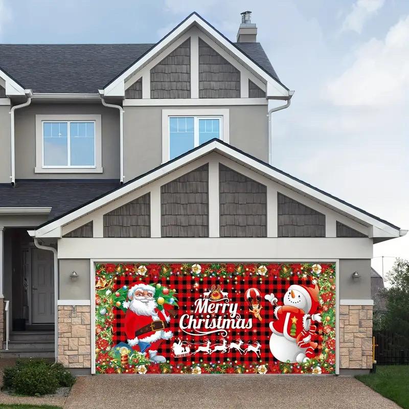 Christmas Garage door banner Decoration Magical Ornaments