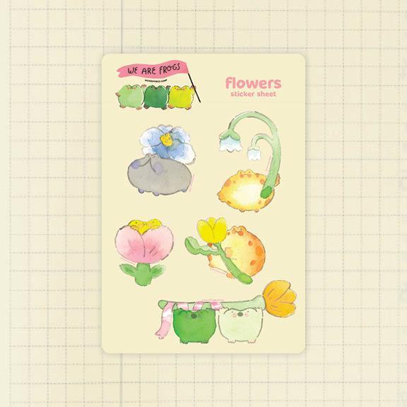 Froggy Sticker Sheets Series B Decor Decorative