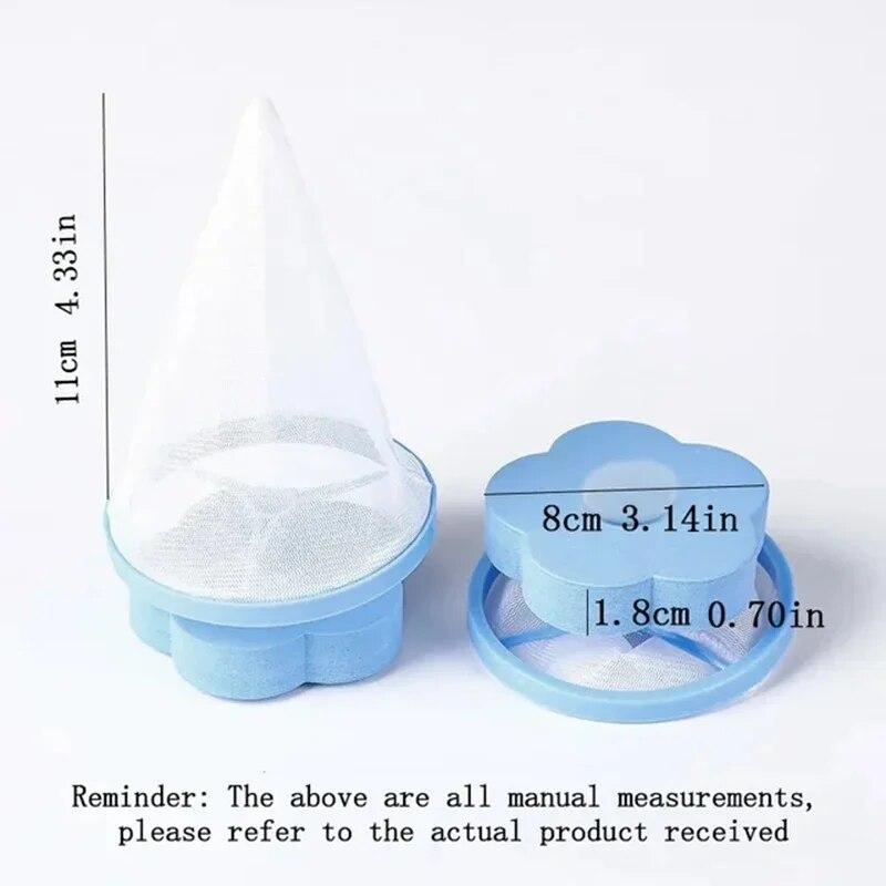 Pet Hair Remover Washing Machine Floating Lint Filter Bag Reusable Laundry Ball Clothes Hair Cleaning Tools Cat Hair Catcher