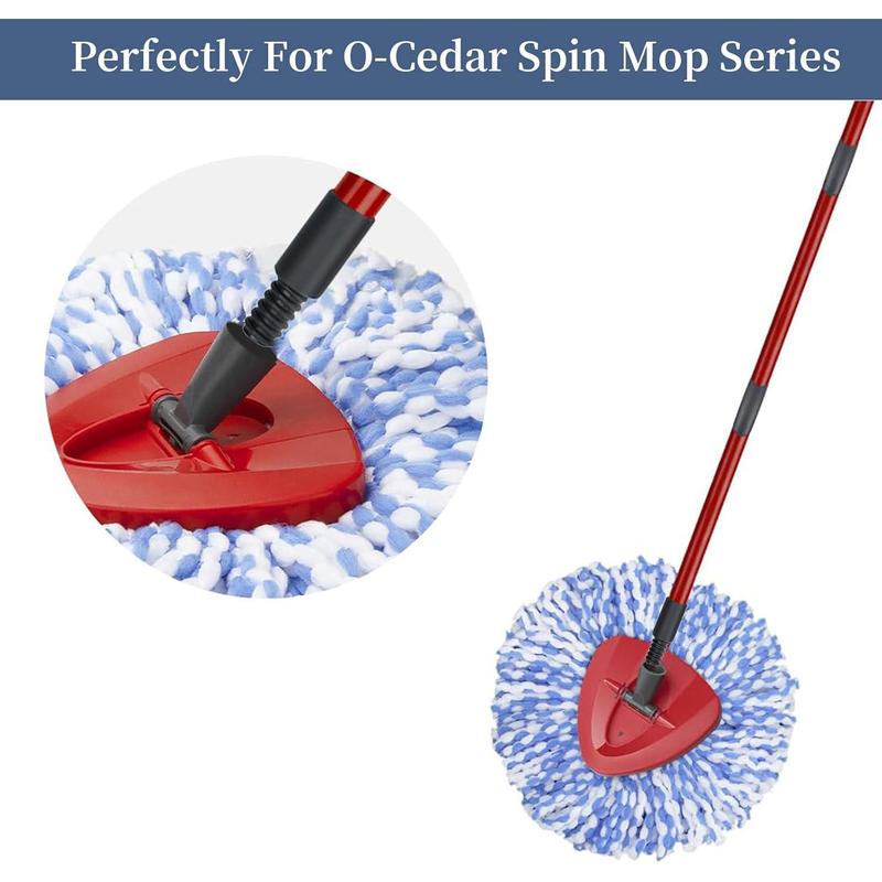 Mop Handle Replacement,4 Section Compatible with O-Cedar Spin Mop Refills and Brooms O Cedar Mop Stick for Floor Clean, 30