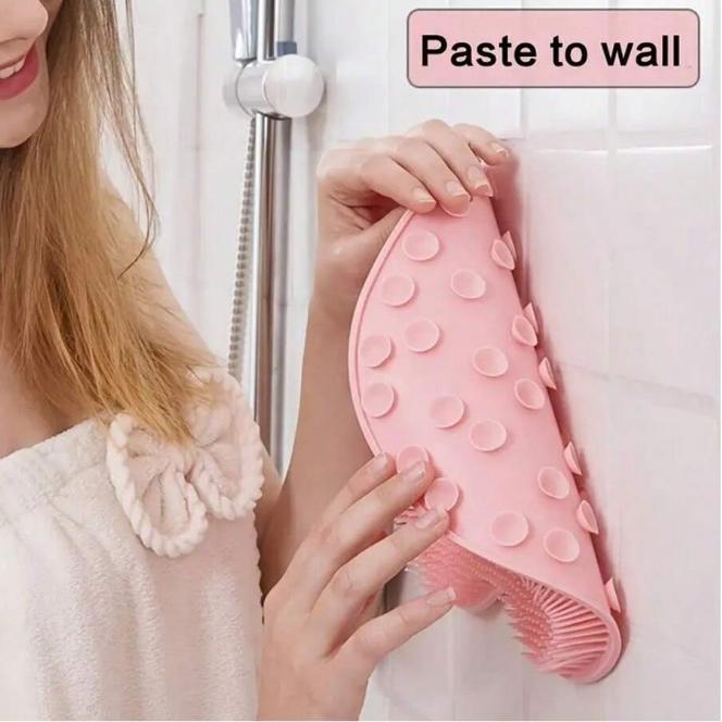 1 Count Exfoliating Foot Scrubber,Random Color Back Scrubber,Shower Foot Scrubber Padfor Bathroom Washroom