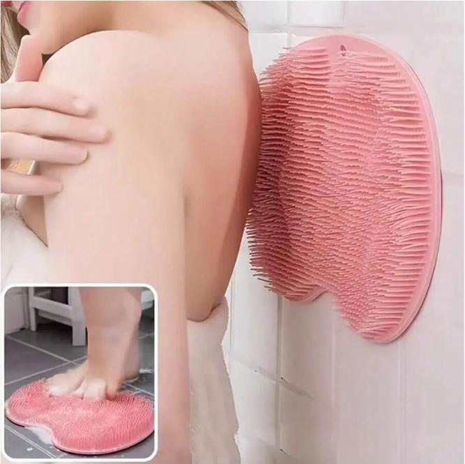 1 Count Exfoliating Foot Scrubber,Random Color Back Scrubber,Shower Foot Scrubber Padfor Bathroom Washroom