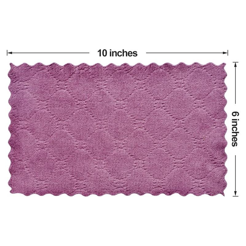 Small Reusable Cleaning Cloths, 6 x 10 inch, Super Absorbent Multipurpose Dish Cloths, for Furniture Rags, Kitchen Cloths, Tableware Quick-Drying Towels，Kitchen Towels Dish Towels,