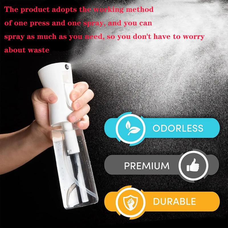 Multipurpose Clear Water Spray Bottle, Ultra-Fine Continuous Water Mister Bottle Portable Refillable Mist Spraye  Organiser christmas 2024 ornament