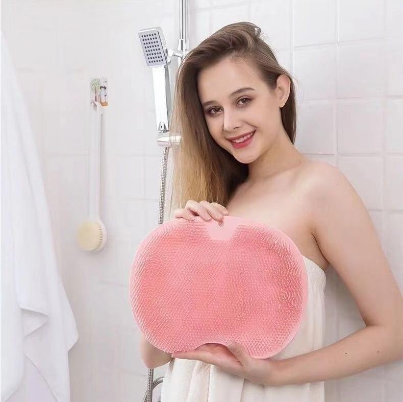 1 Count Exfoliating Foot Scrubber,Random Color Back Scrubber,Shower Foot Scrubber Padfor Bathroom Washroom