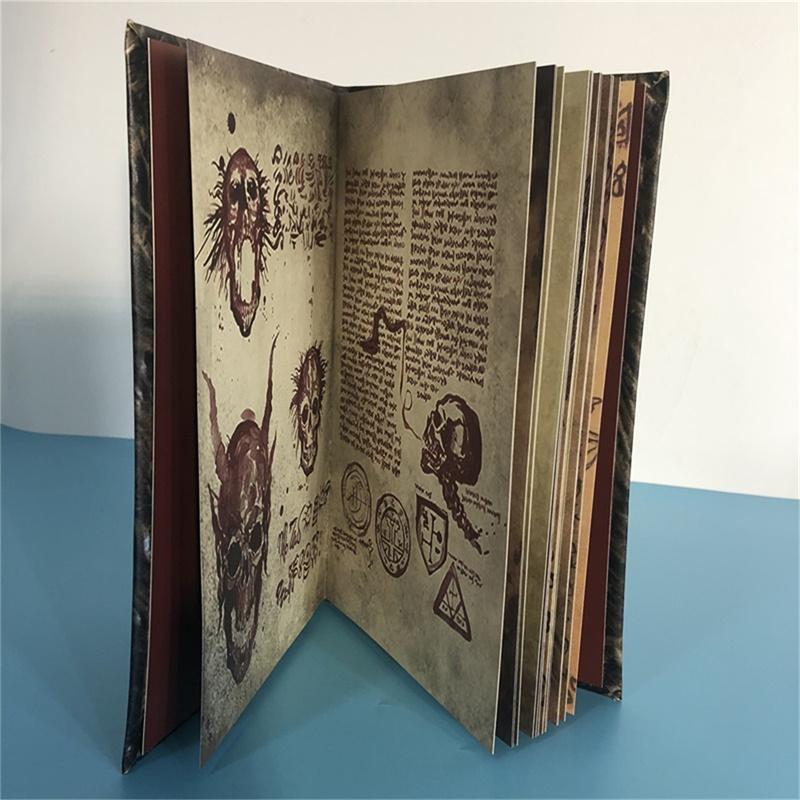 New Necronomicon Dark Magic Book Demon Evil Dead Summon Book Altar Ceremony Prop Book Collection Living Room Desktop Decoration Ornaments