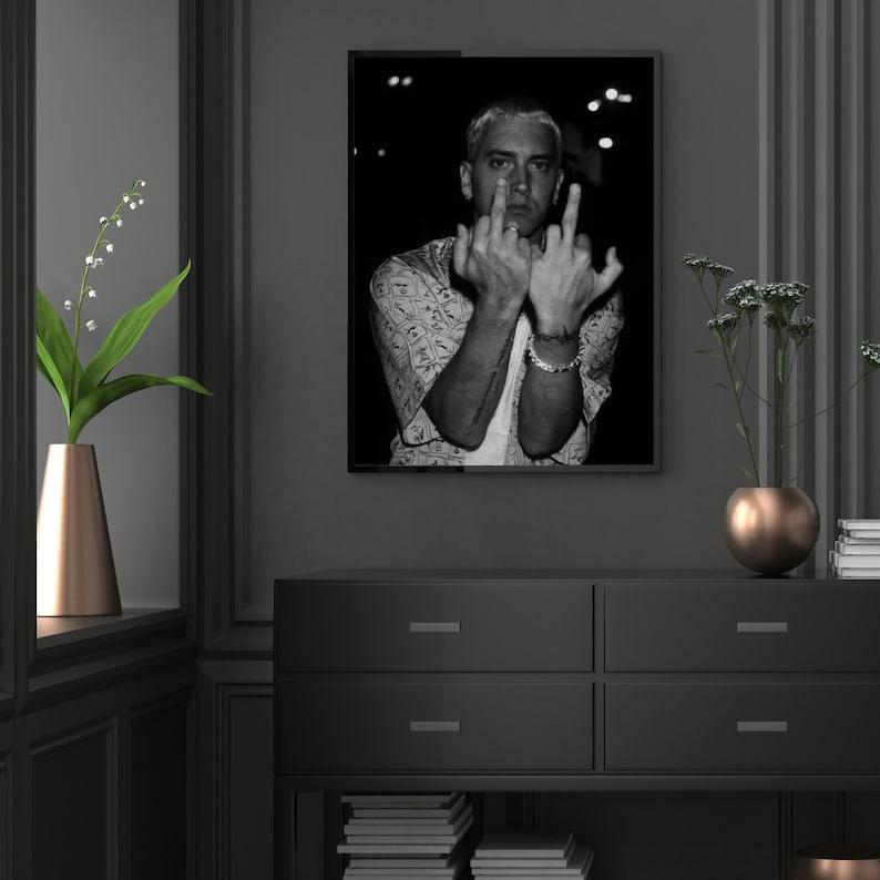 Wall Art Eminem Poster Slim Shady Digital Wall Art Eminem Wall Art Digital Print , Poster print, poster no framed