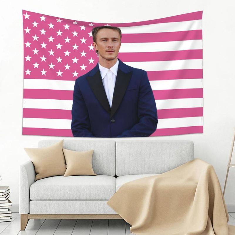 American Flag Pink Drew Star Starkey Tapestry Wall Tapestries Flag Wall Decoration Wall Hanging For Dorm Bedroom Livingroom Party Deco