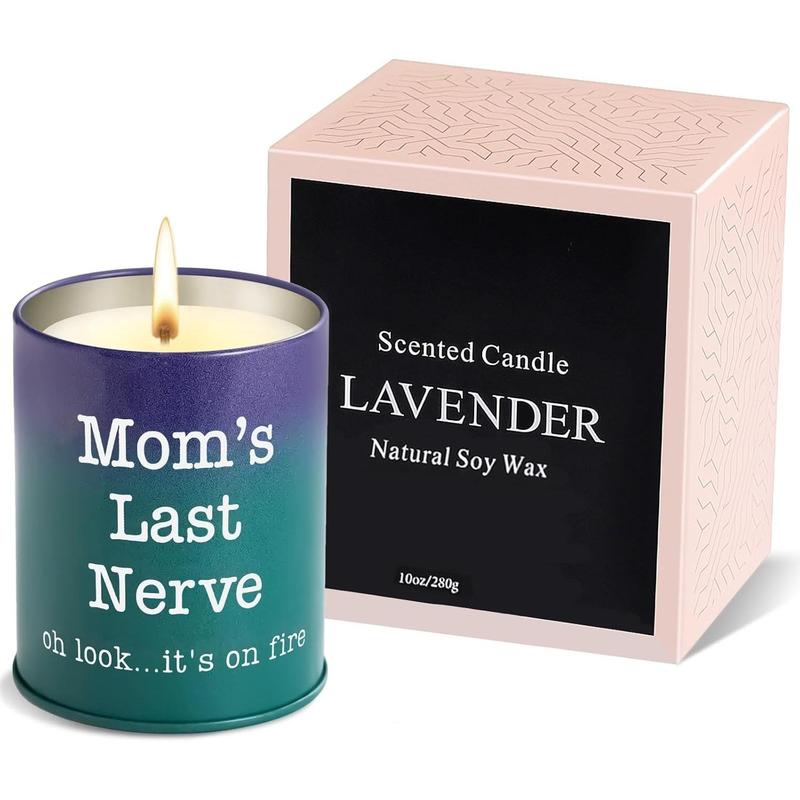 Gifts for Mom from Daughter Son,  Mom Gifts, Funny Mom Christmas, Birthday, Mother's Day, Thanksgiving Gifts,  Mother Gifts Ideas, Mom's Last , Lavender Scented Candles(10oz)