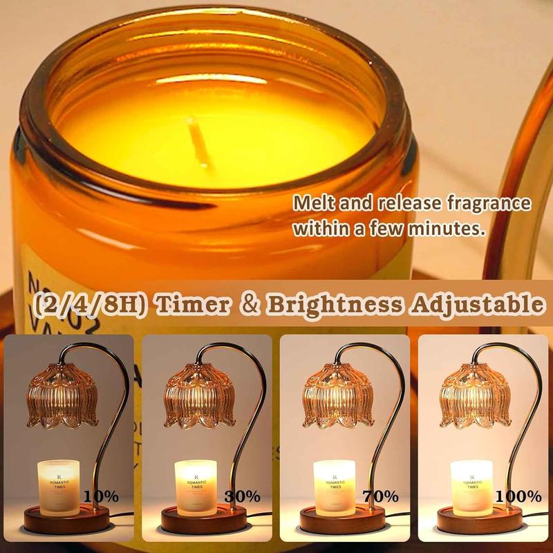 Candle Lamp Warmer for Jar Candle, 2024 Womens Gifts for Christmas, Xmas Gifts for Mom Unique, Home Decor