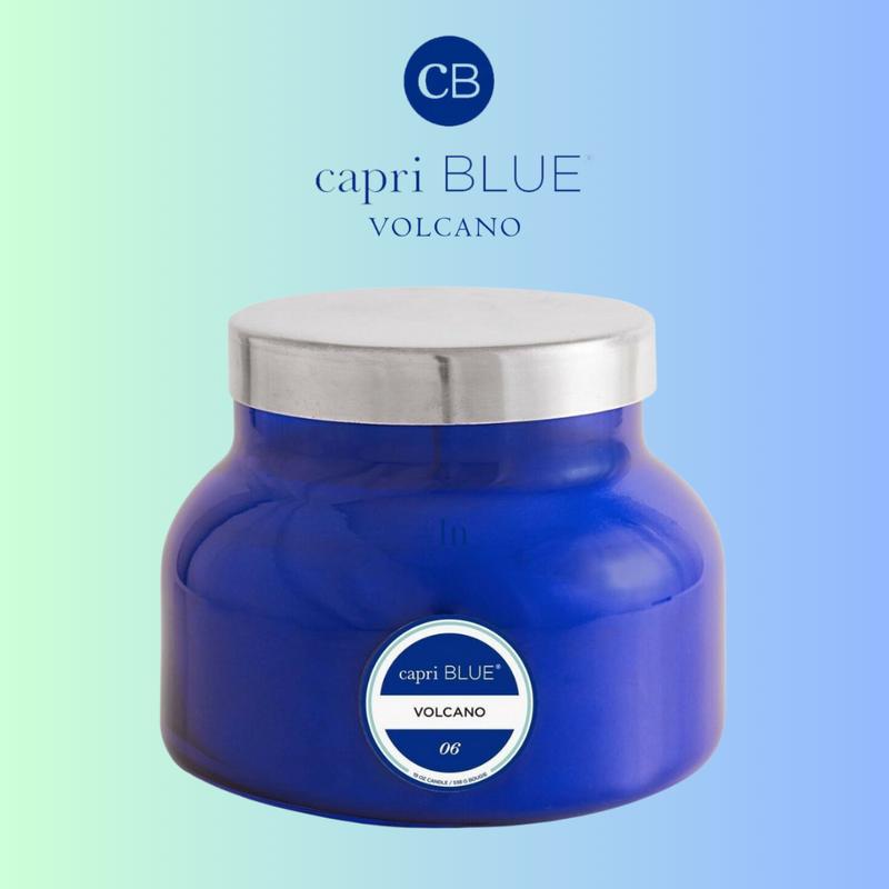 Capri Blue Volcano Scented Candle -85 Hours | Long-Lasting, Relaxing, Decor, Special Occasions, Gifts, Ornaments Freshener Perfume Decoration Aroma