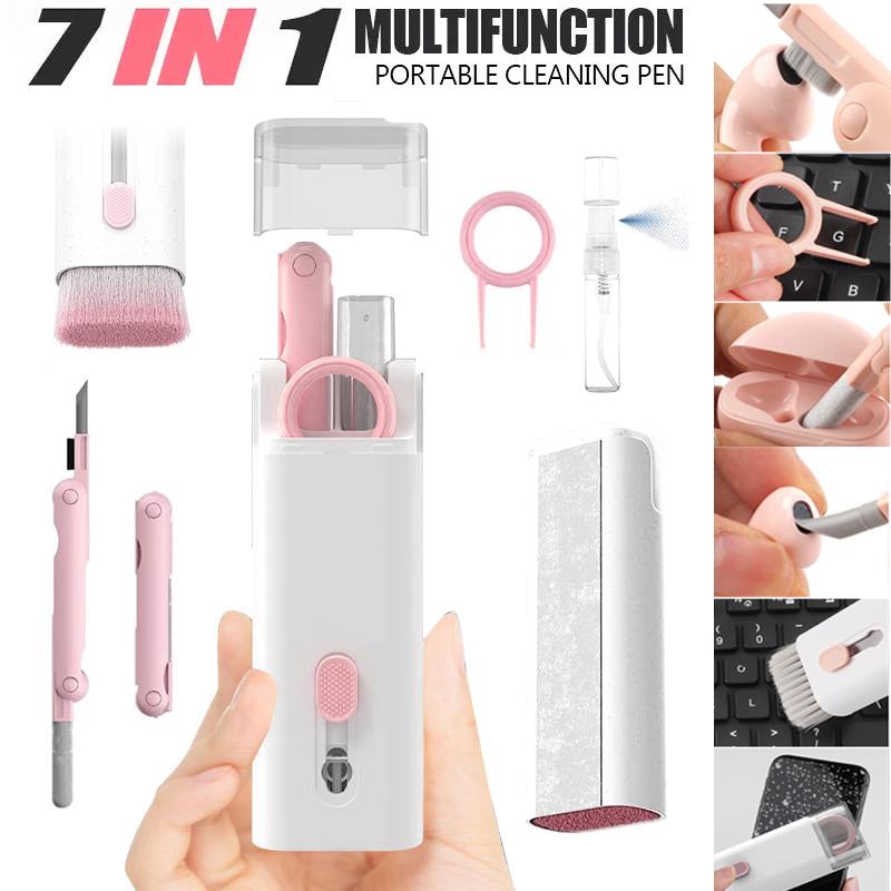 Multifunctional Bluetooth Headset Cleaning Pen Set Keyboard Cleaner Cleaning Tools Cleaner Keycap Puller Kit Brush