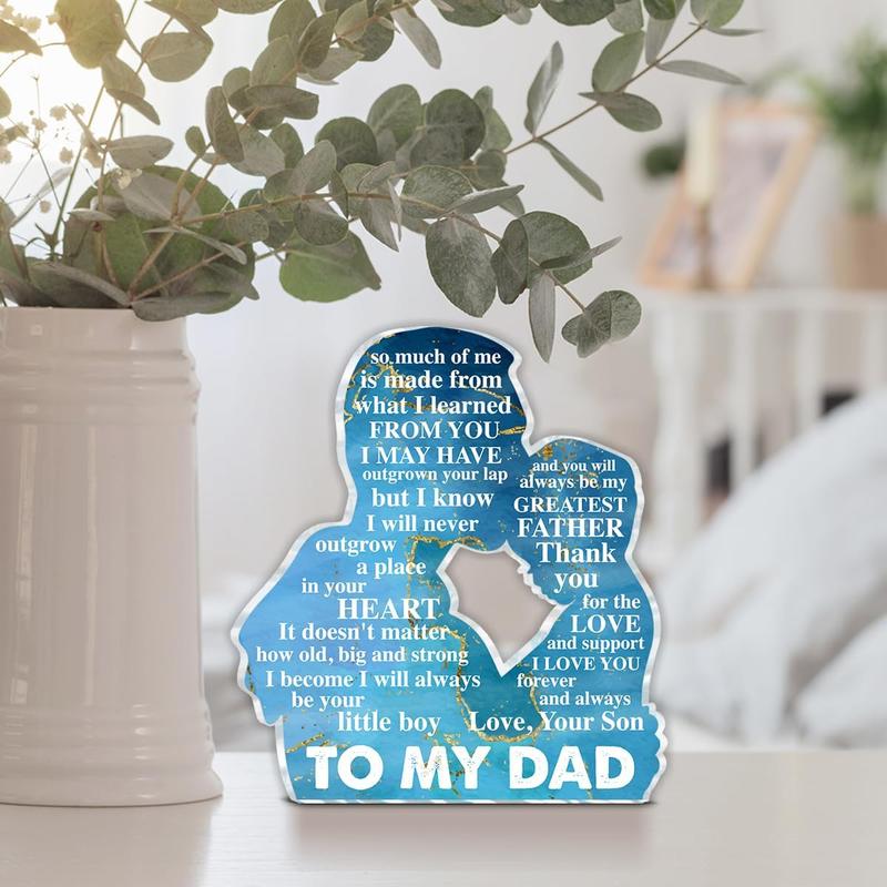 Gifts for Dad From Son, Thank You Gift for Dad Daddy Father Bonus Dad, Dad Birthday Father's Day Gift Ideas, Best Dad Acrylic Keepsake