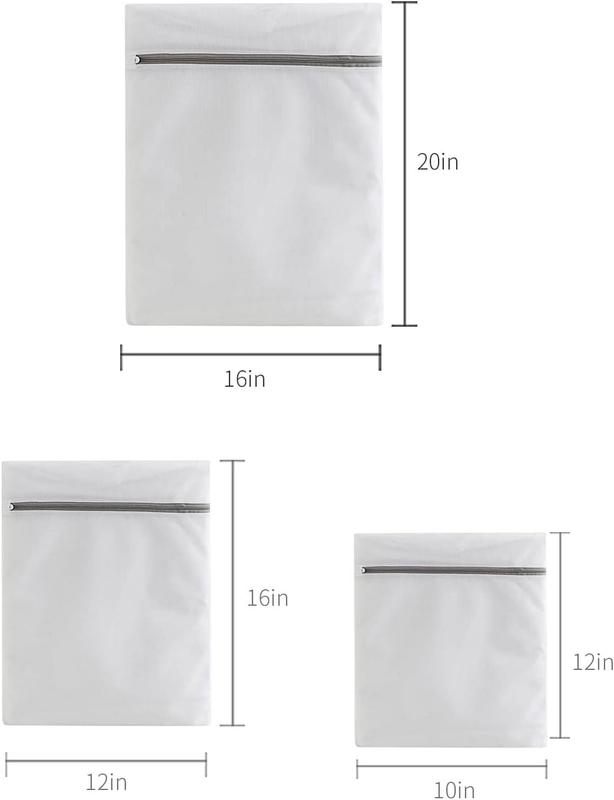 Laundry Bags for Washing Delicates, Small Fine Mesh Laundry Bags,3Pcs(1 Large,1 Medium,1 Small)