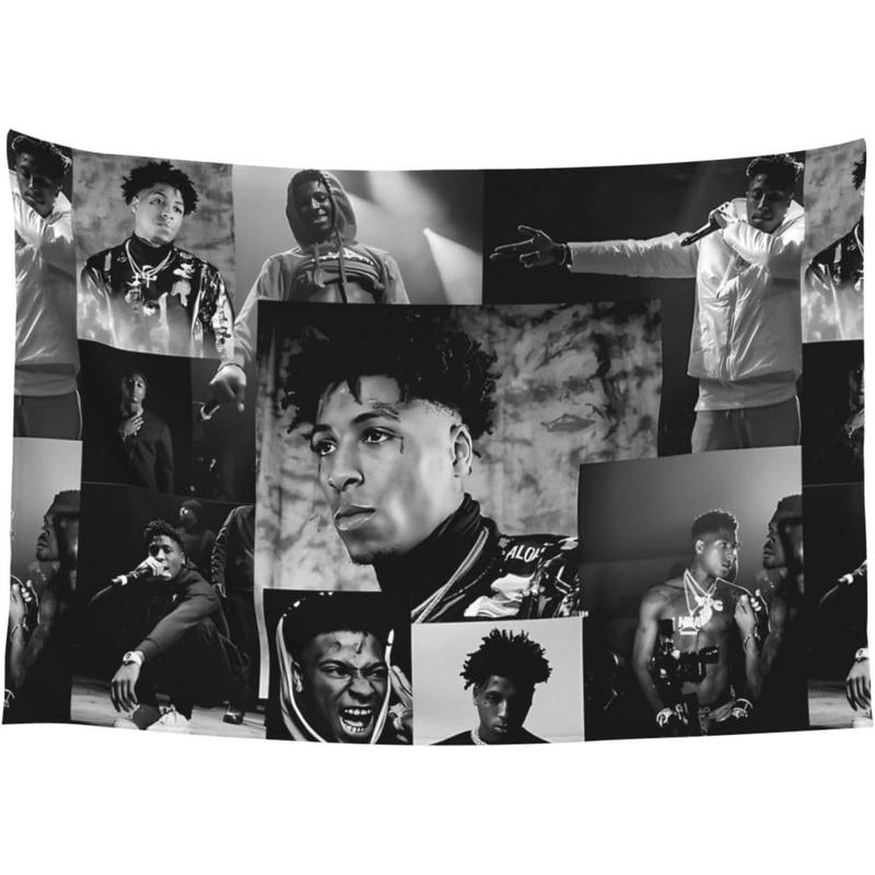 YoungBoy Music Never Broke Again Tapestry 60x40in Indoor Wall Hanging Cool Posters Gift Tapestries 60x40 Inch