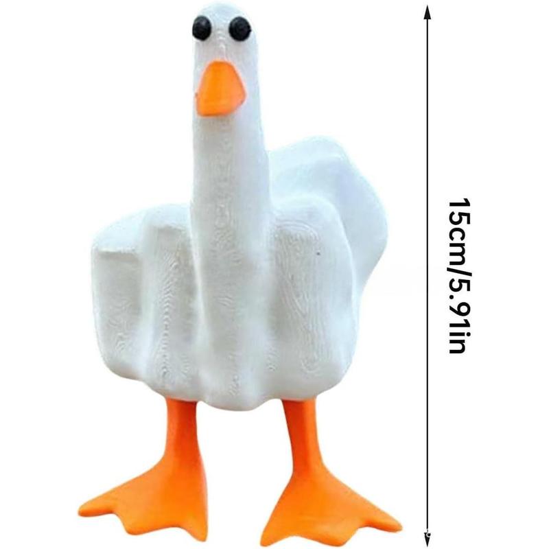 Funny Little Duck Resin Statue Christmas Decorations, Room Decoration, Lovely Craft Decoration Family Office Desk Surface Panel Housewarming Gifts, Summer Gifts, Bedroom Decoration Accessories, Autumn Decoration Ornaments