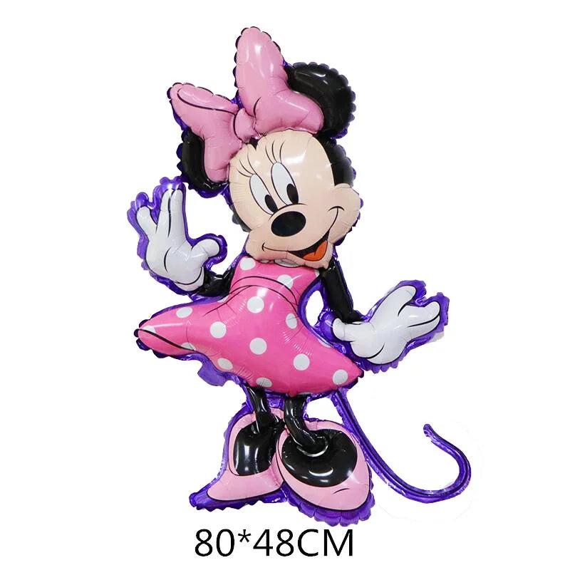 Minnie Mouse 1st Foil Balloons Party Supplies Girls Birthday Party Decorations Globes Latex Balloons Great for Girls Baby Shower